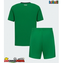 Camisa de Futebol Al-Ahli Equipamento Principal Infantil 2025-26 Manga Curta (+ Calças curtas)